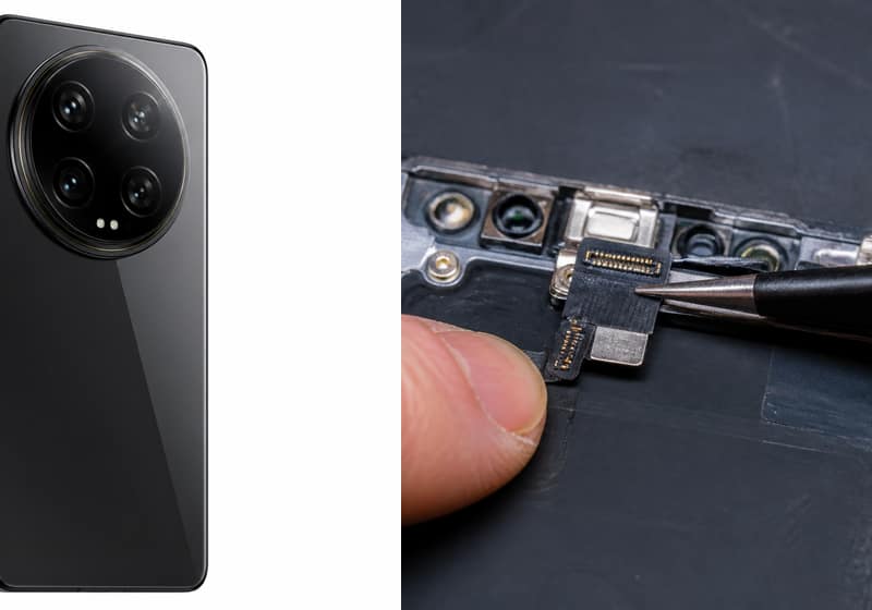 Module caméra de smartphone inspecté chez iSmartFix Lille