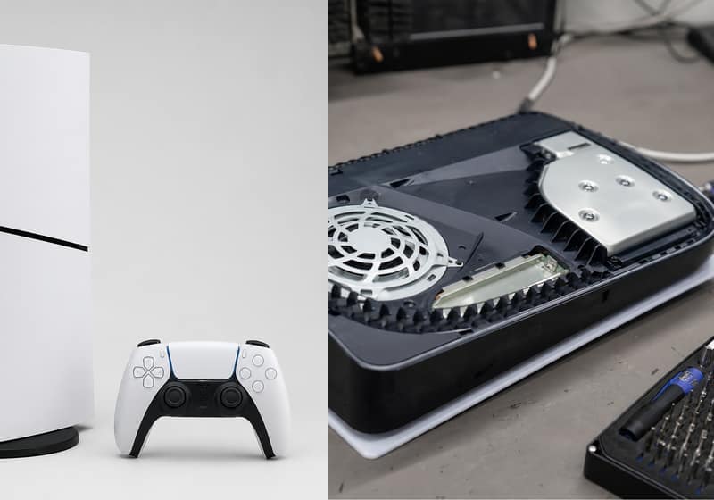 Manette DualSense PS5 ouverte en atelier à Lille
