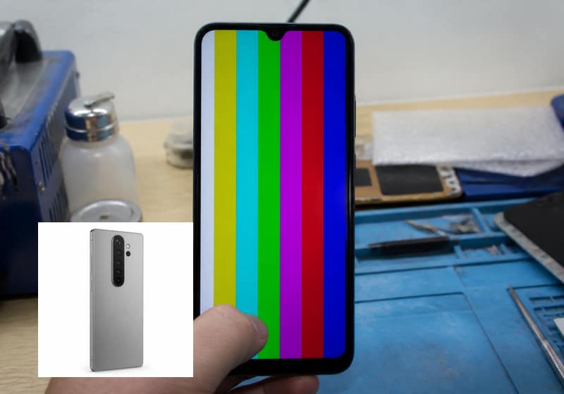 Écran de Galaxy A14 fissuré, remplacement en atelier iSmartFix à Lille