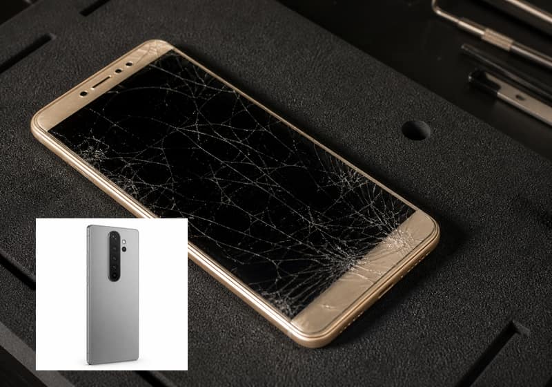 Écran de Galaxy A34 fissuré, remplacement en atelier iSmartFix à Lille