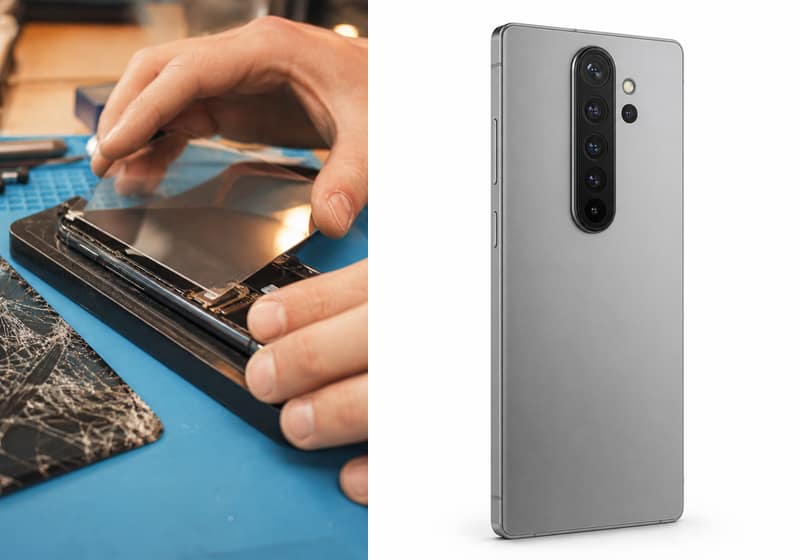 Écran de Galaxy A52 fissuré, remplacement en atelier iSmartFix à Lille