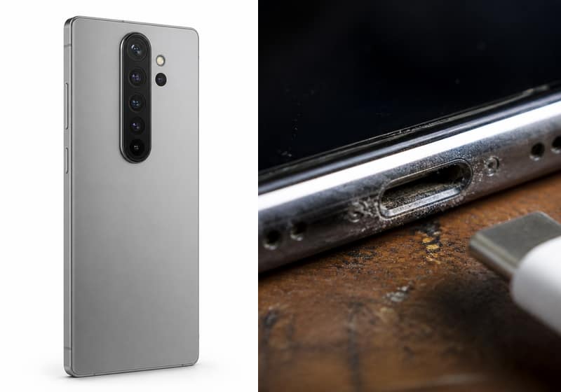 Test de charge Galaxy A55 (USB-C) à l’atelier iSmartFix Lille