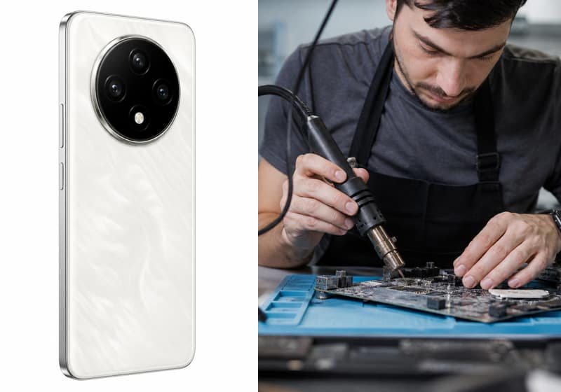 Honor 90 ouvert pour diagnostic dans l’atelier iSmartFix à Lille