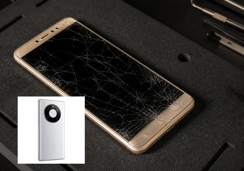 Huawei P40 Pro ouvert pour diagnostic dans l’atelier iSmartFix à Lille