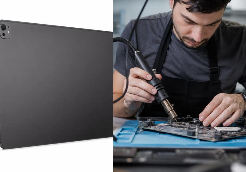 iPad 10 (2022) ouvert pour diagnostic dans l’atelier iSmartFix à Lille