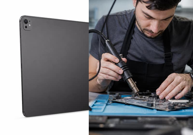 iPad mini 6 ouvert pour diagnostic dans l’atelier iSmartFix à Lille