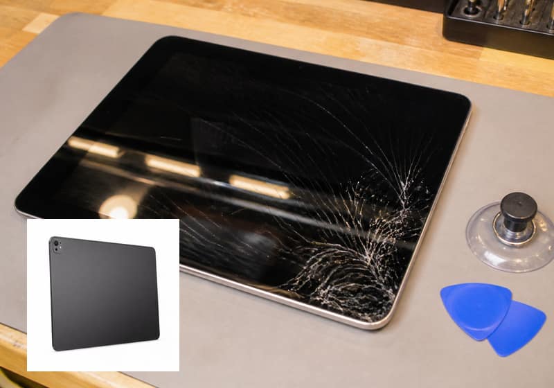iPad Pro 11 (M4) ouvert pour diagnostic dans l’atelier iSmartFix à Lille