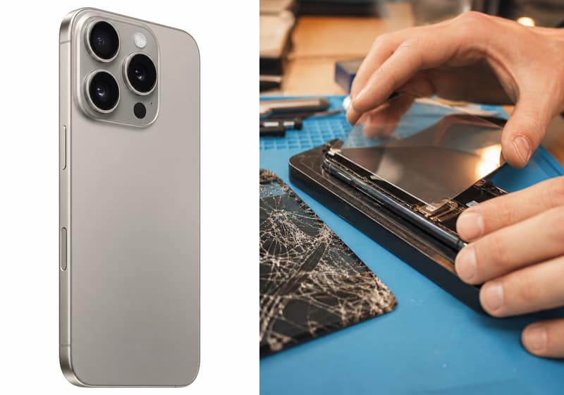 Écran de iPhone 14 Plus fissuré, remplacement en atelier iSmartFix à Lille