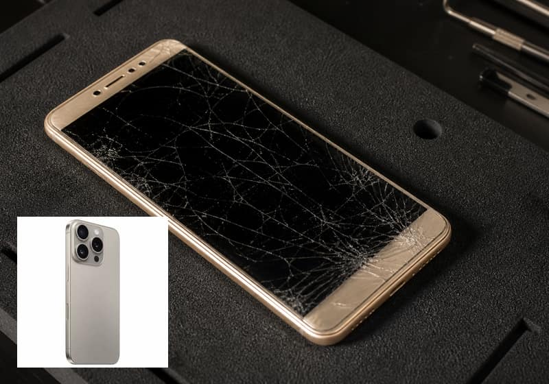 iPhone 15 Plus ouvert pour diagnostic dans l’atelier iSmartFix à Lille