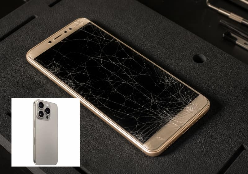iPhone 16 ouvert pour diagnostic dans l’atelier iSmartFix à Lille