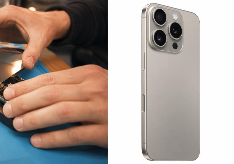 Écran de iPhone SE (2022) fissuré, remplacement en atelier iSmartFix à Lille