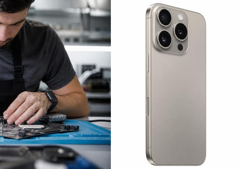 iPhone X ouvert pour diagnostic dans l’atelier iSmartFix à Lille