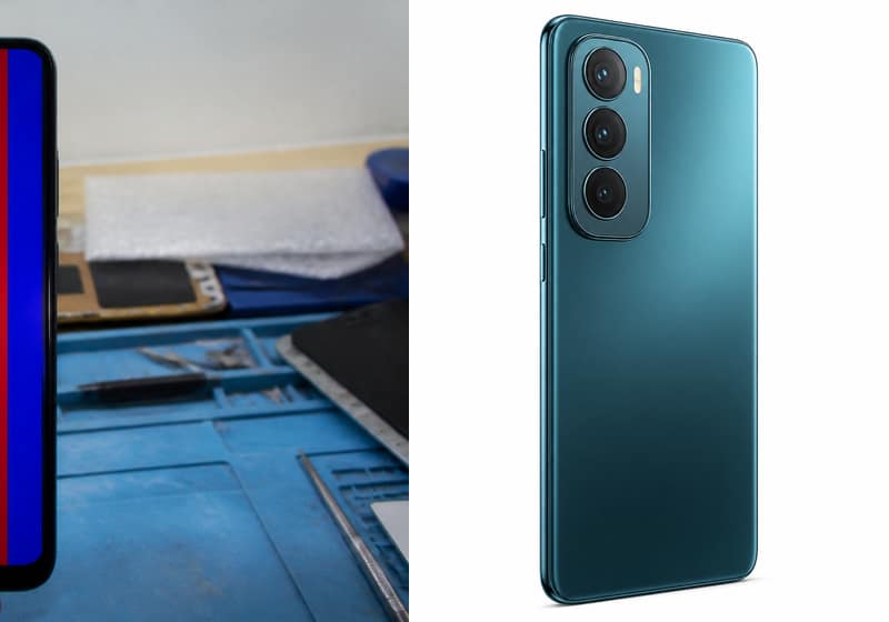 Écran de Oppo A78 fissuré, remplacement en atelier iSmartFix à Lille