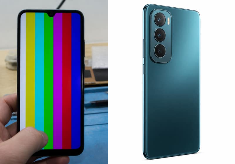Écran de Oppo Reno 12 fissuré, remplacement en atelier iSmartFix à Lille