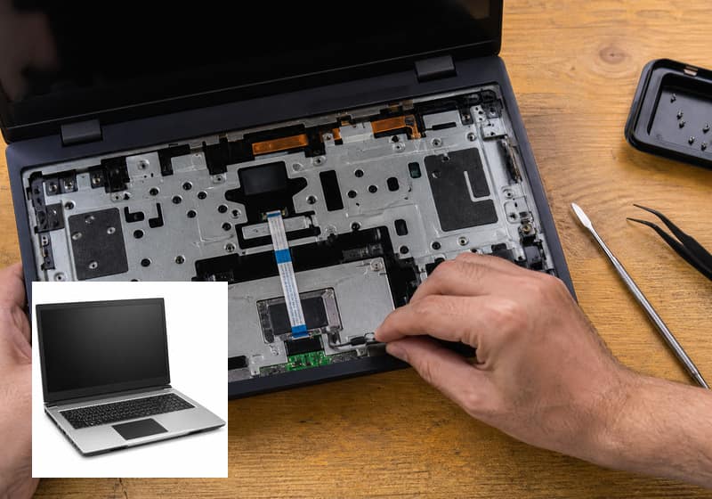 PC portable en diagnostic à l’atelier iSmartFix Lille