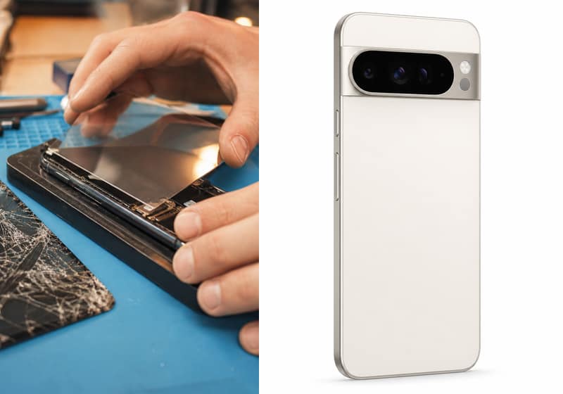 Écran de Pixel 7 fissuré, remplacement en atelier iSmartFix à Lille