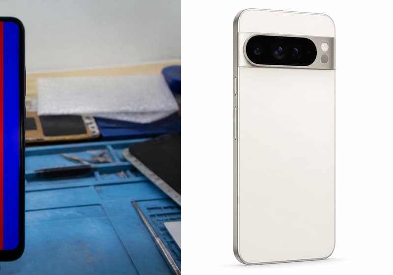 Écran de Pixel 8 Pro fissuré, remplacement en atelier iSmartFix à Lille